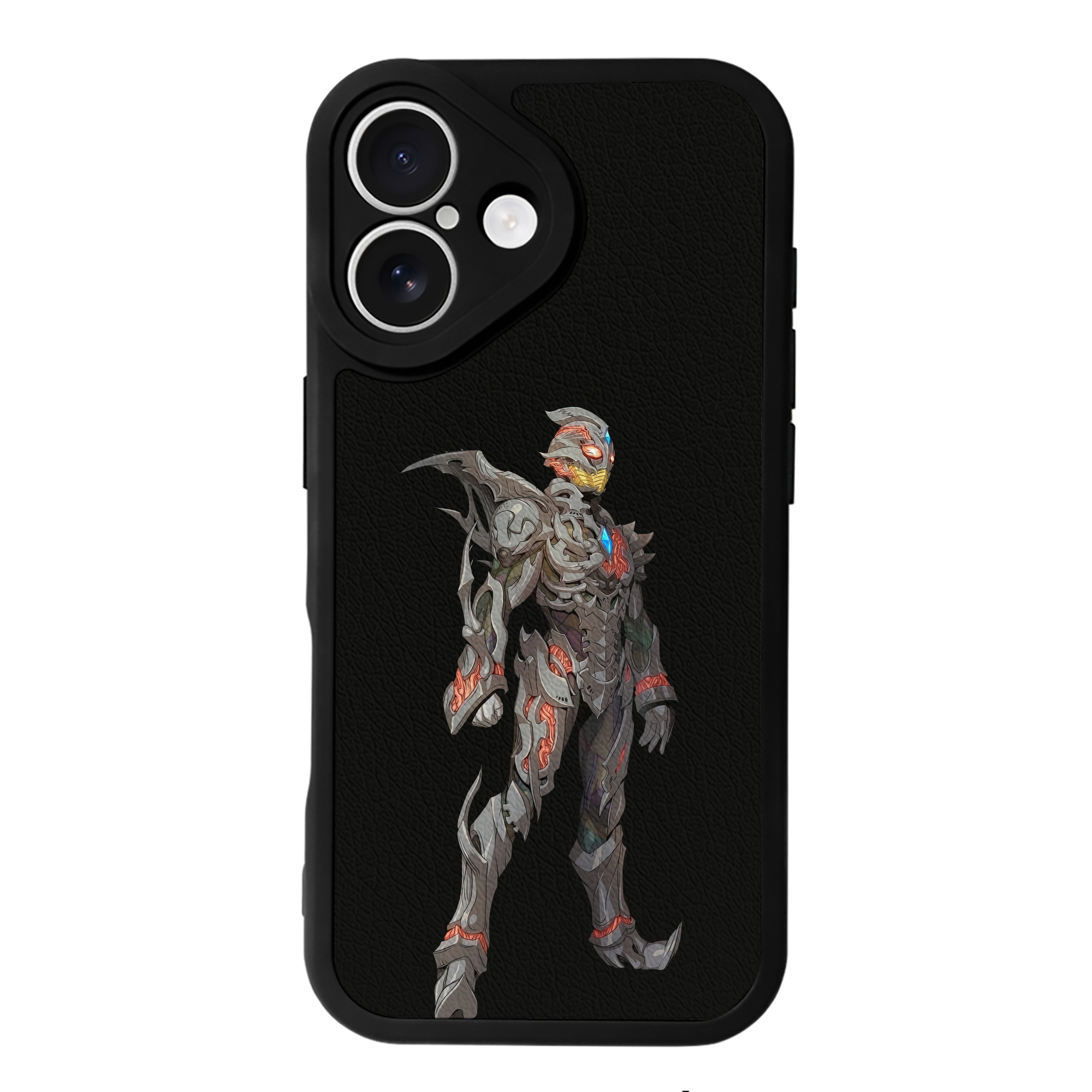 （画像用） ウルトラマン Ultraman 【iPhone 16シリーズ対応】シリコンスマホケース（レザー調） 材質：シリコン